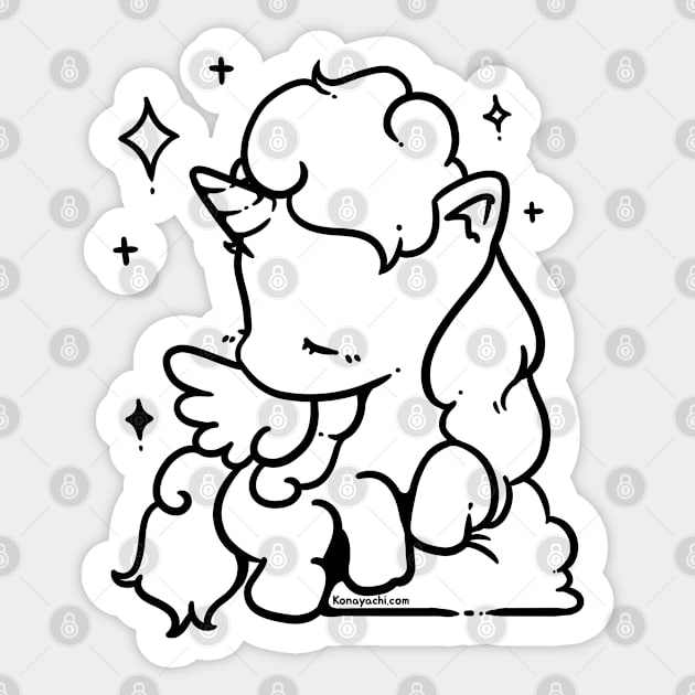 Soft Unicorn (Plain) Sticker by Konayachi